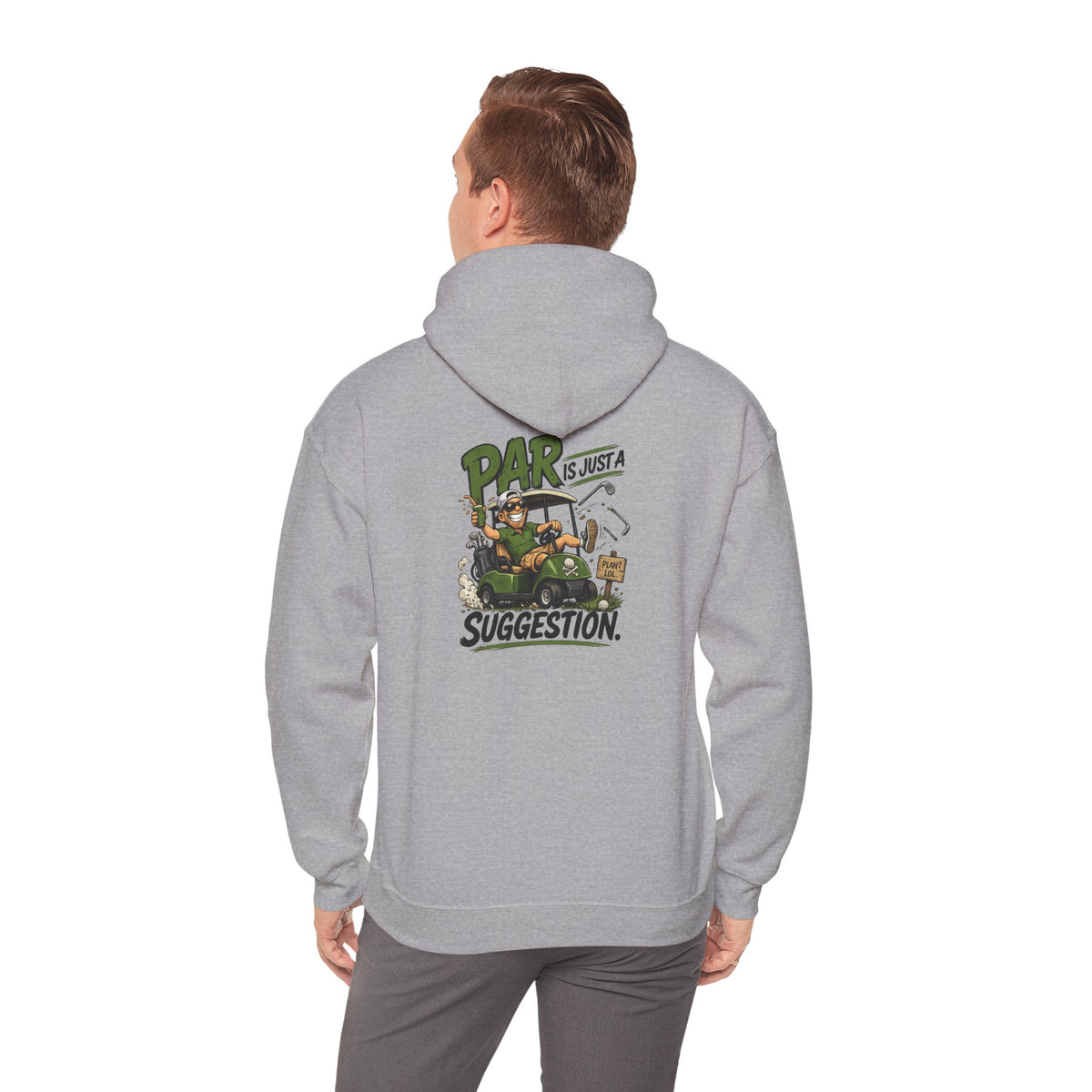 Par Is Just a Suggestion hoodie | military jeep cartoon design