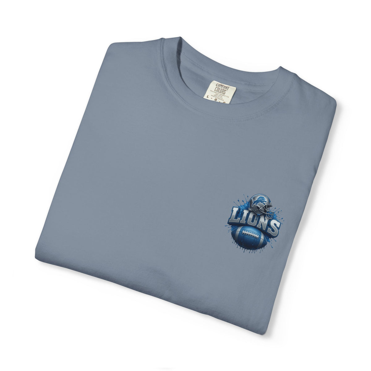 Football Graphic T-Shirt — Helmet & Ball Back Print
