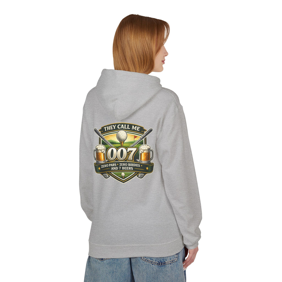 007 Pool Shark Hoodie – "They Call Me 007" Billiards & Beer Graphic Hoodie