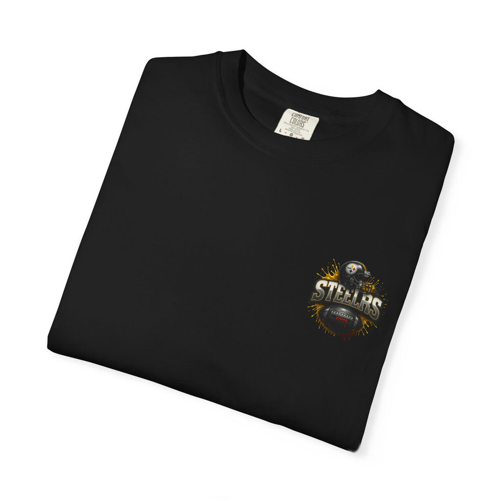 Steelers Graphic T-Shirt — Retro Helmet & Splash Logo