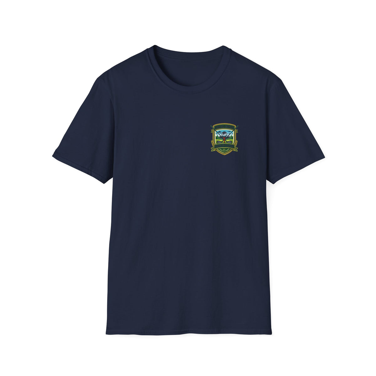 19th Hole Training Team T-Shirt | Golf Logo, Beer Cheers, Golf Ball & Clubs