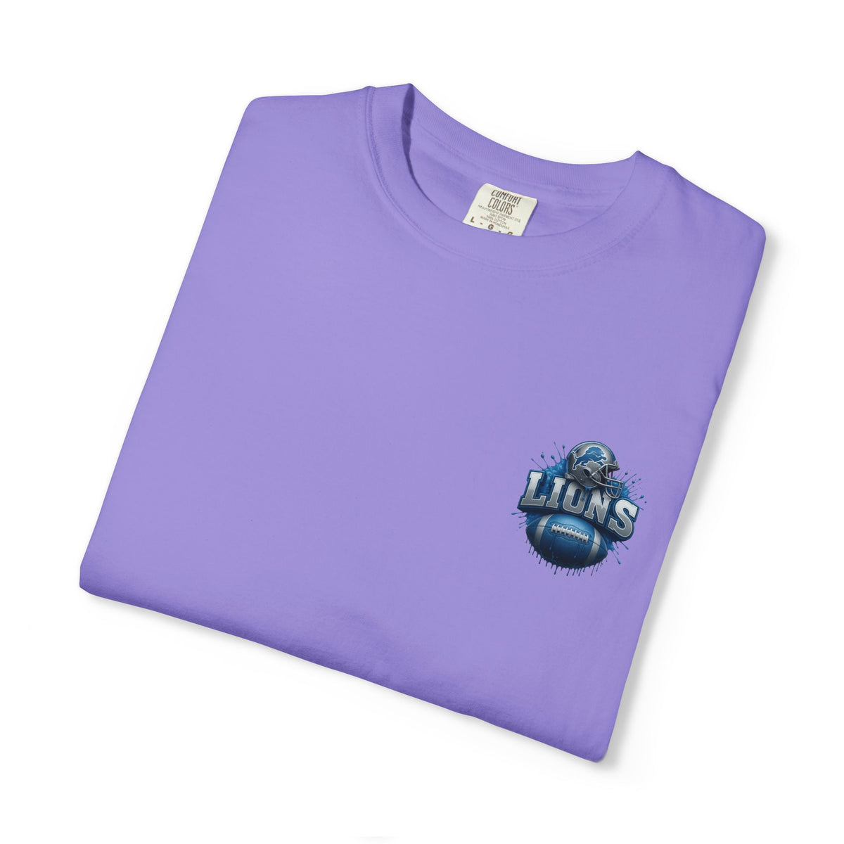 Football Graphic T-Shirt — Helmet & Ball Back Print