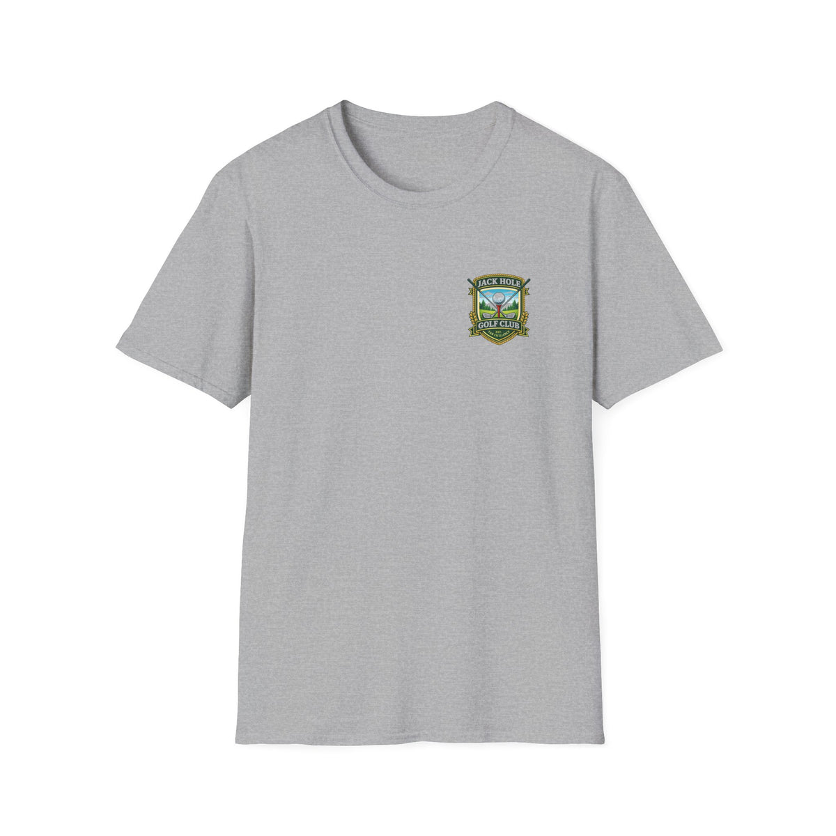 19th Hole Training Team T-Shirt | Golf Logo, Beer Cheers, Golf Ball & Clubs