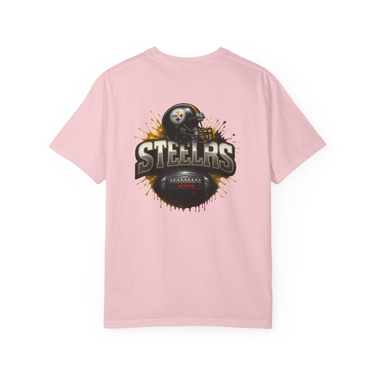 Steelers Graphic T-Shirt — Retro Helmet & Splash Logo