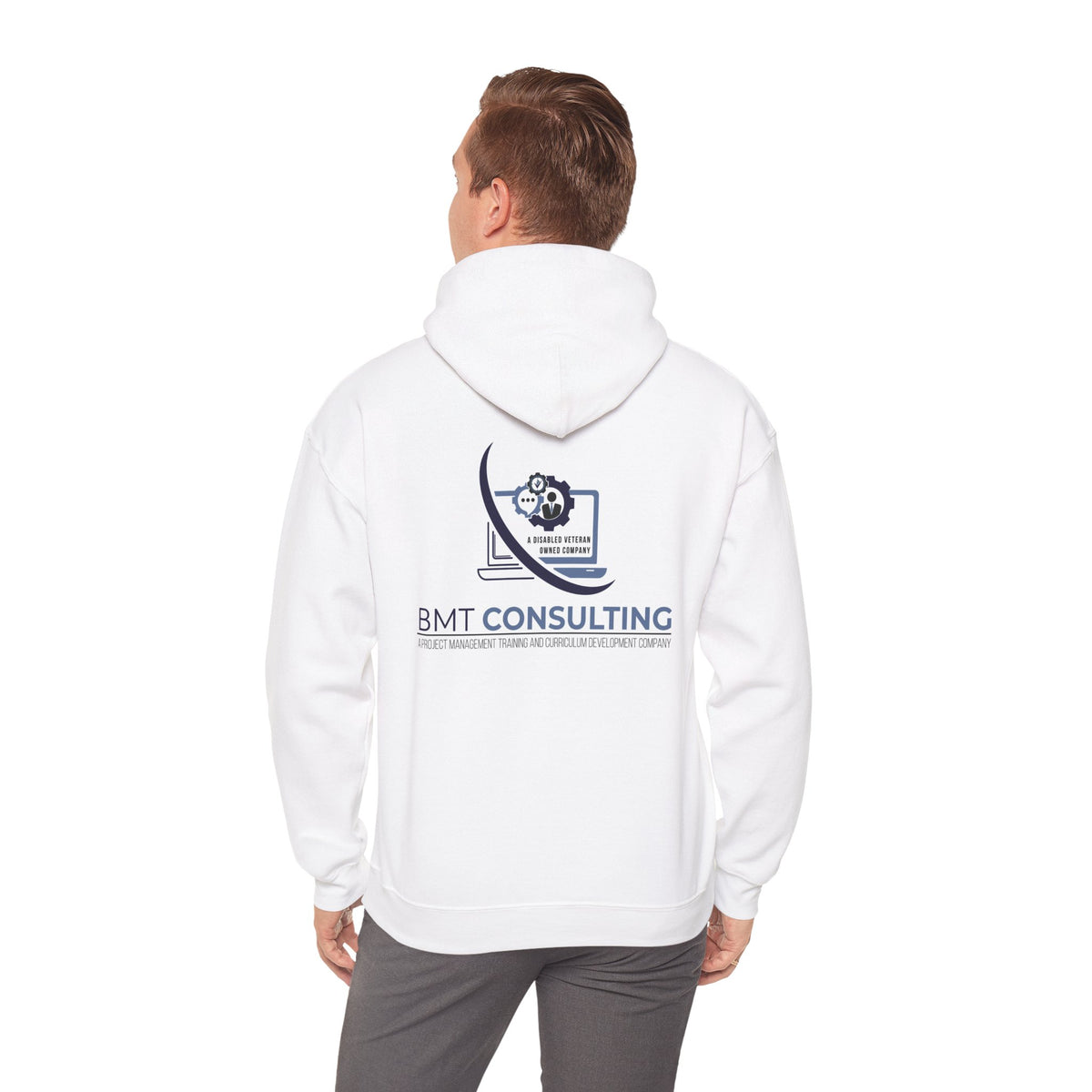 Consulting Logo Hoodie — BMT Consulting Branded Pullover
