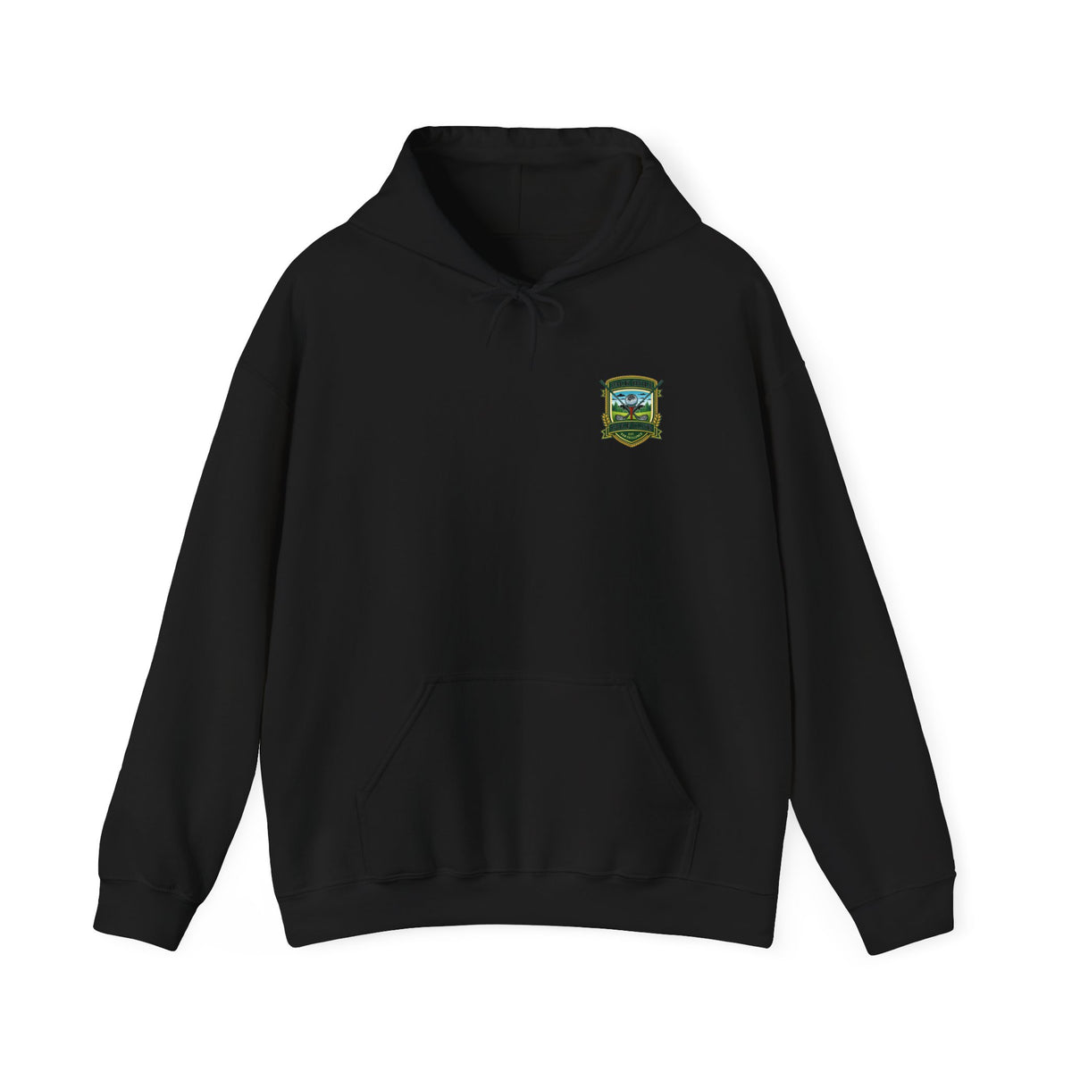 Born to Bogey frog illustration Hoodie | Golf humor sweatshirt