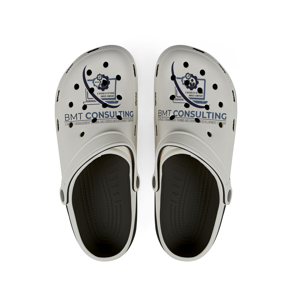 Custom EVA Foam Clogs — BMT Consulting Logo Beach Garden Shoes