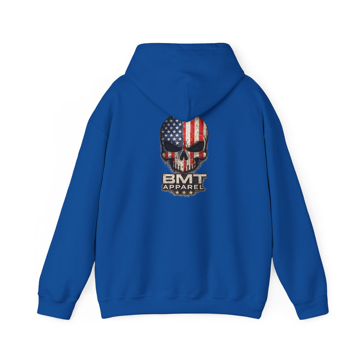 American Flag Skull Hoodie | BMT Apparel patriotic skull sweatshirt