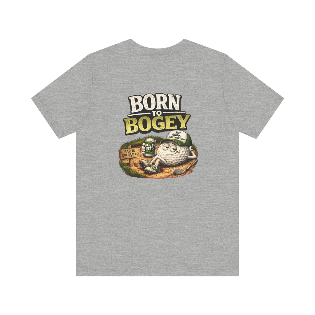 Born to Bogey T-Shirt | Golf Cartoon Logo, Back Nine Golf Club