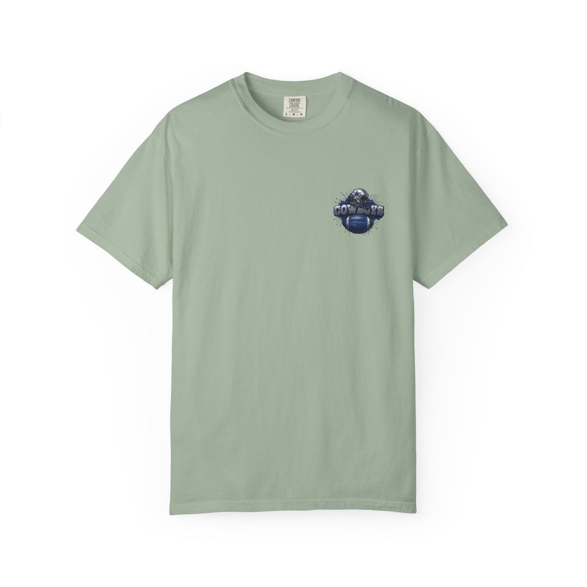 Dallas Cowboys Football T-Shirt — Team Helmet & Ball Logo Tee