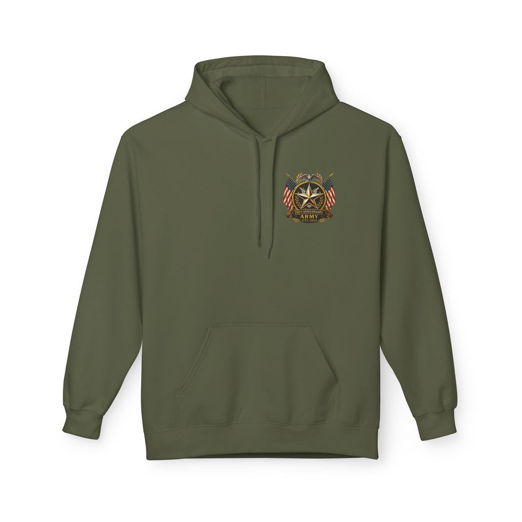 American Flag Soldier back print Hoodie | Patriotic veteran military design