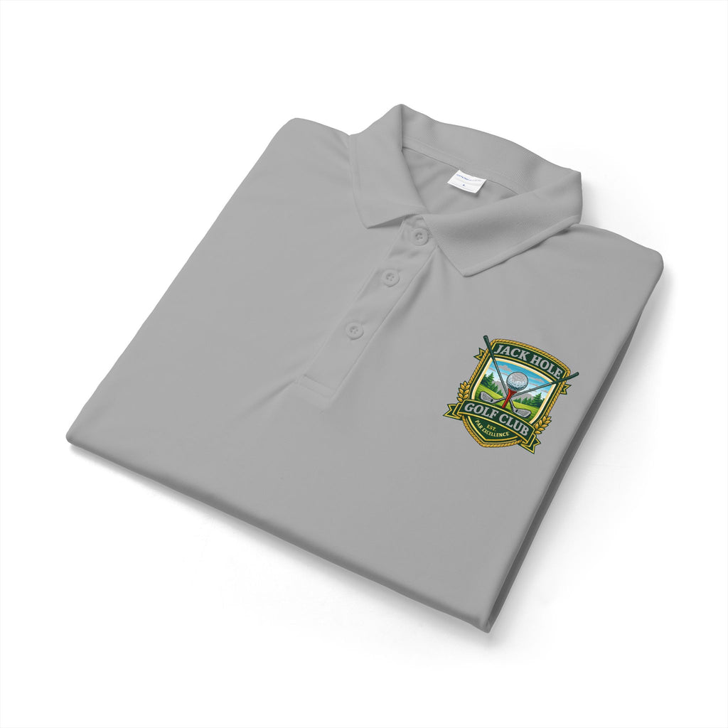 Shoreline Crest Logo Polo | Embroidered Golf Club Crest